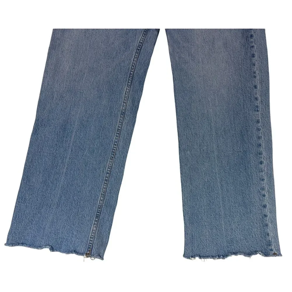 Abercrombie & Fitch The Baggy Low Rise Jeans Women’s Size 32/14R Y2K Medium Wash